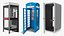 3D Phone Booths Collection model