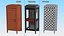 3D Phone Booths Collection model