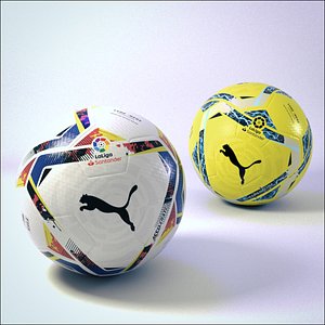 soccer balls - puma 3D model