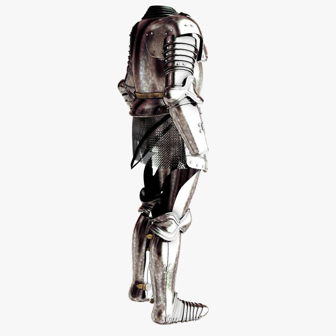 3d Knight Body Armor Model