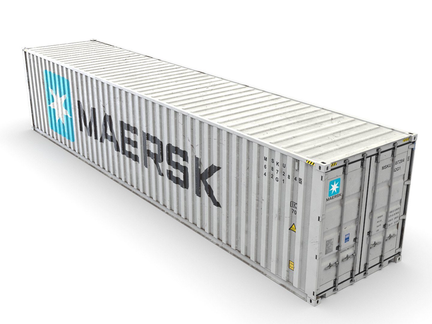 Shipping container maersk 20 3D - TurboSquid 1645535