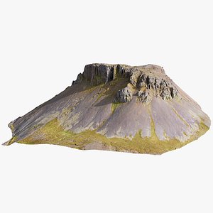 Cliff Mountain Slope - 3D PBR Model 3D model