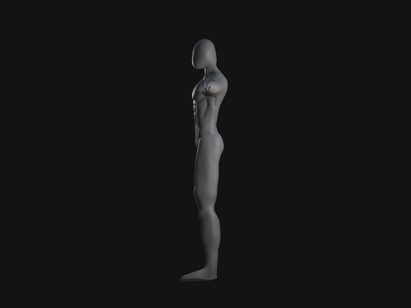 Man Body Base Model - Turbosquid 1991603