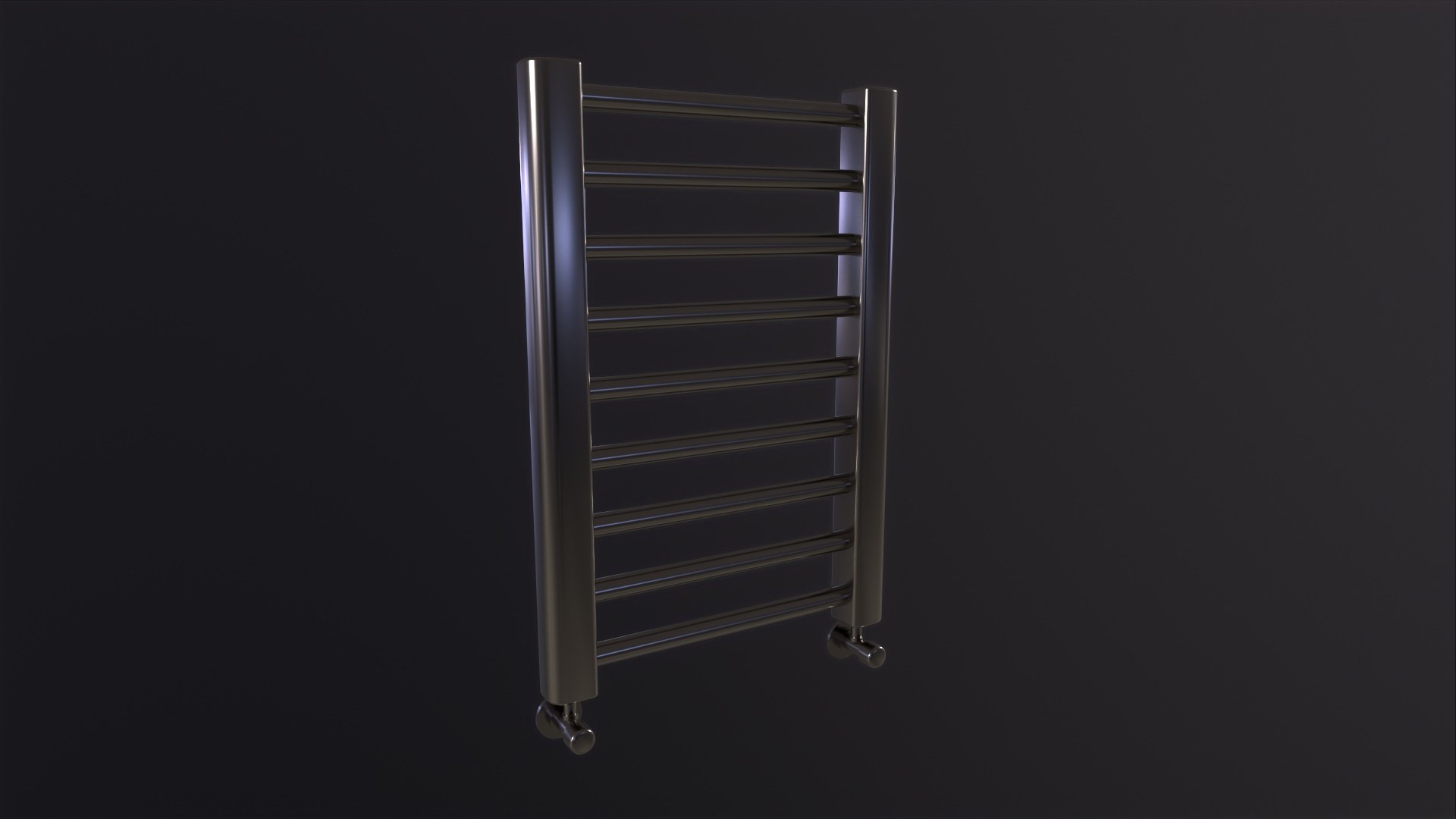 Metal Bathroom Radiator Model - TurboSquid 2130779