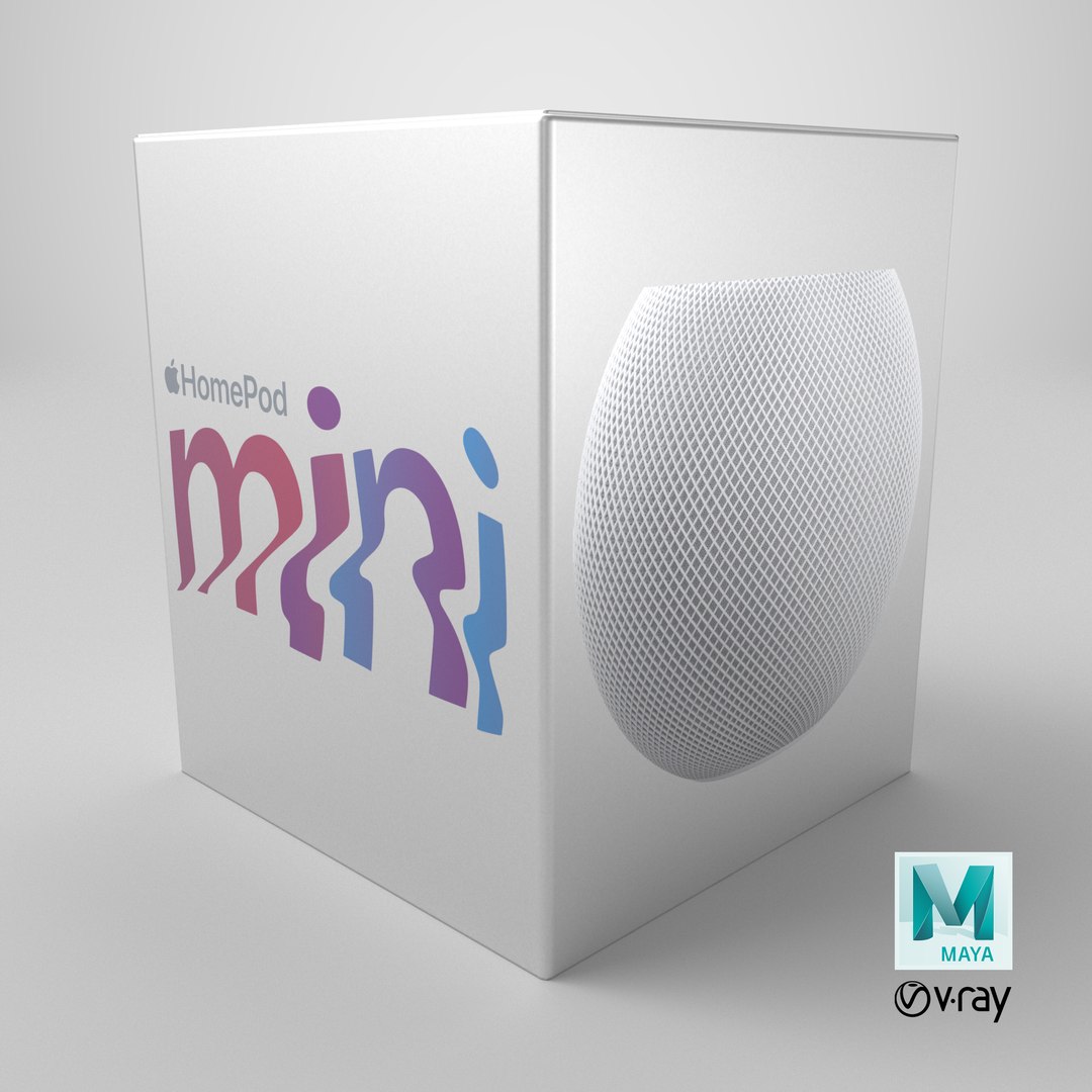 Apple HomePod Mini Packaging 3D model https://p.turbosquid.com/ts-thumb/FN/Pk4tJ0/6p/stemcell_maya_vray_render/png/1717508341/1920x1080/fit_q87/d3ef020956ba92a4ad02c29f44620f84fcad7d6b/stemcell_maya_vray_render.jpg