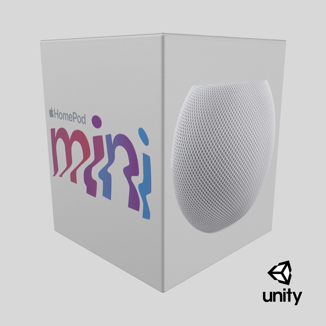 Apple HomePod Mini Packaging 3D model https://p.turbosquid.com/ts-thumb/FN/Pk4tJ0/e1/stemcell_unity_render/png/1717508355/1920x1080/fit_q87/bbb5d3dc591060e39a1eb75f122c6a3c6a0423cf/stemcell_unity_render.jpg