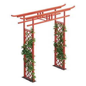 3D Torii japanese gate model