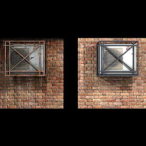 exterior air conditioner 3d model