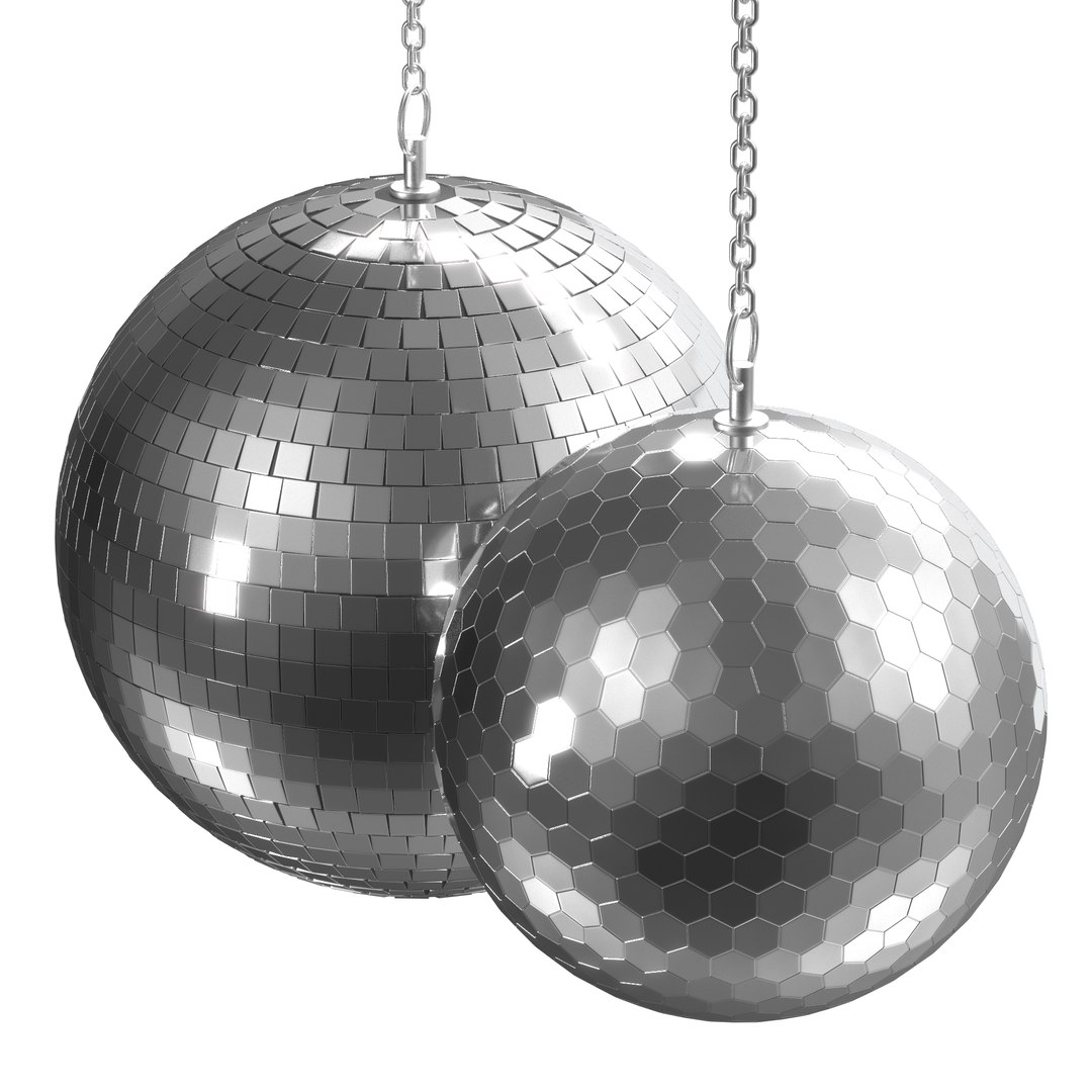3D Model Disco Mirror Balls TurboSquid 2131640