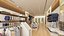 Modelo 3D del interior de una moderna tienda de ropa infantil