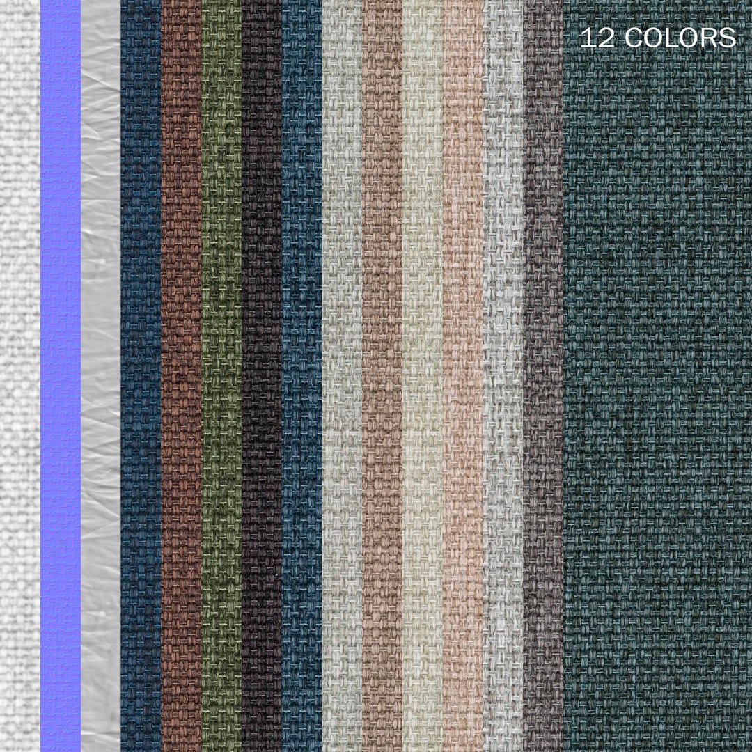 3D Bolia Textile Polyester London Model TurboSquid 2014046