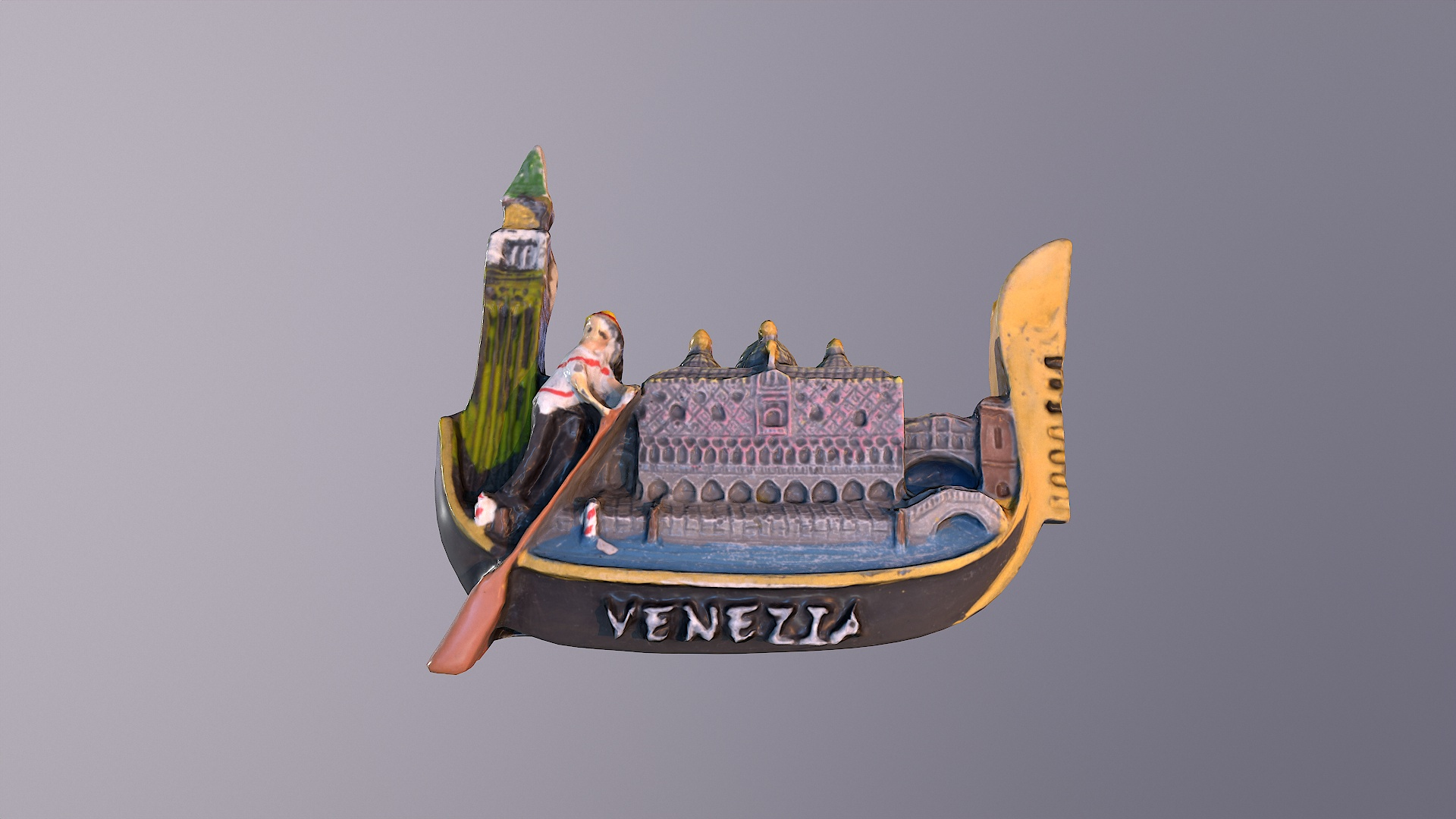 Magnete Frigorifero 3D Venezia Con Apribottiglie, Souvenir Italia In Metallo, 9,5 X 4,7 Cm, Regalo Turistico