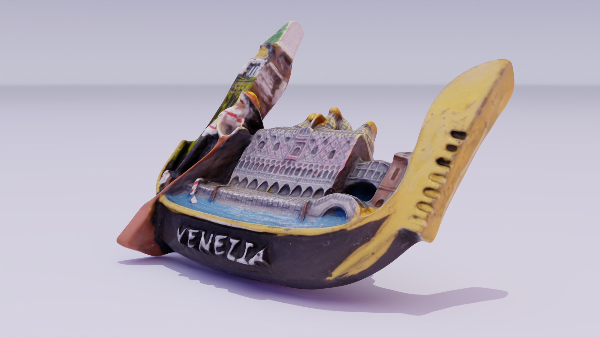 Magnete Frigorifero 3D Venezia Con Apribottiglie, Souvenir Italia In Metallo, 9,5 X 4,7 Cm, Regalo Turistico