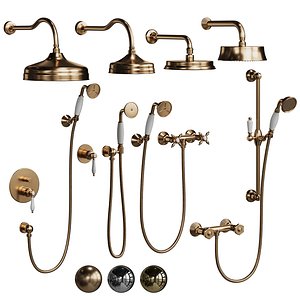 3D Classic shower sets Cezares model