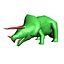 Triceratops de un millón de años antes de Cristo (1966).