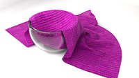 Glass Bowl with Cloth Napkin 2