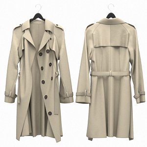 3D realistic coat hanger model