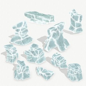 3D model ice set