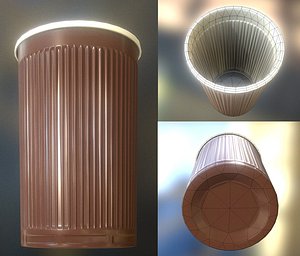 small plastic cups 3ds