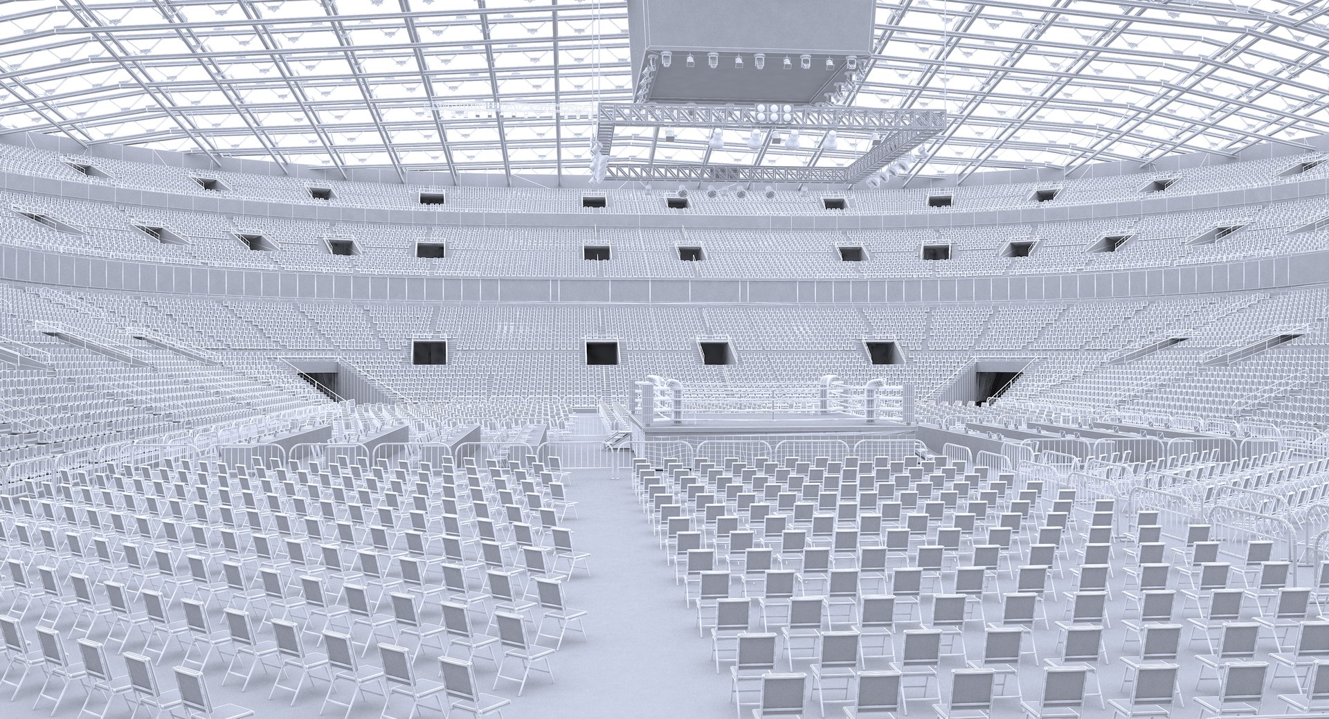 3D model boxing stadium - TurboSquid 1302677