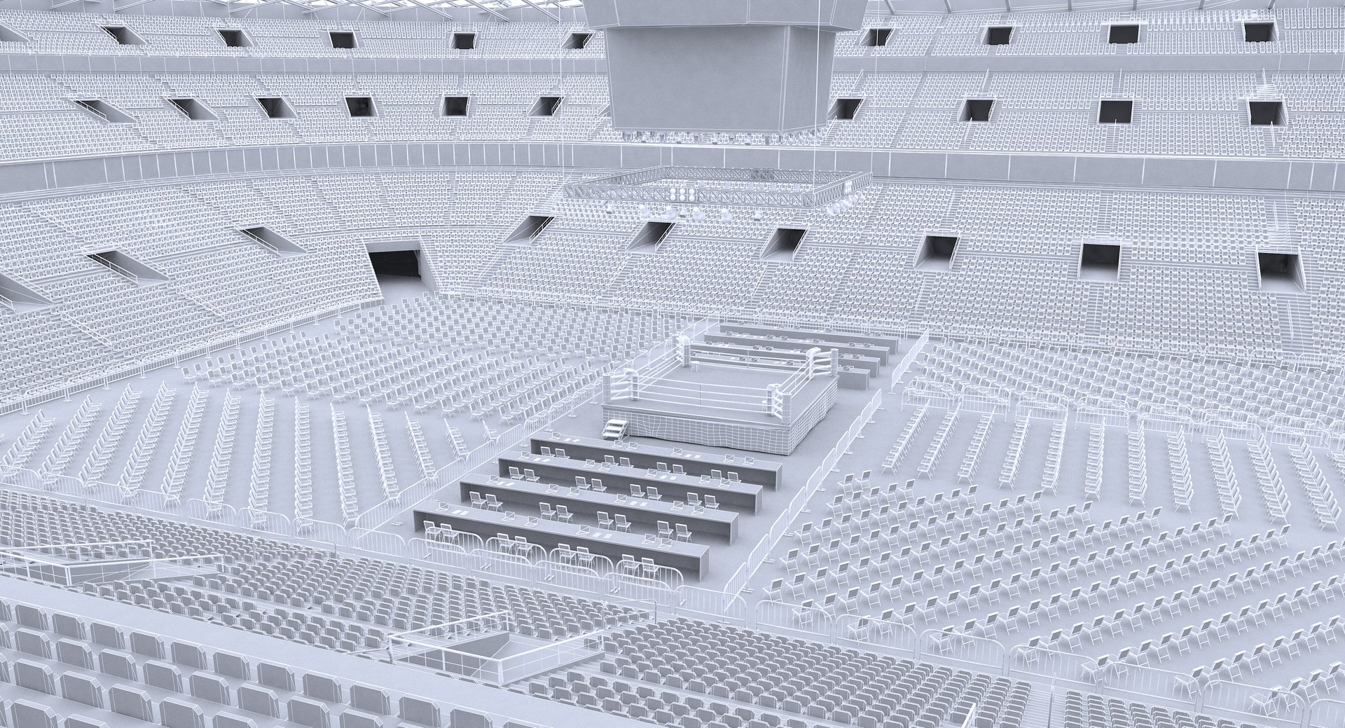 3D model boxing stadium - TurboSquid 1302677