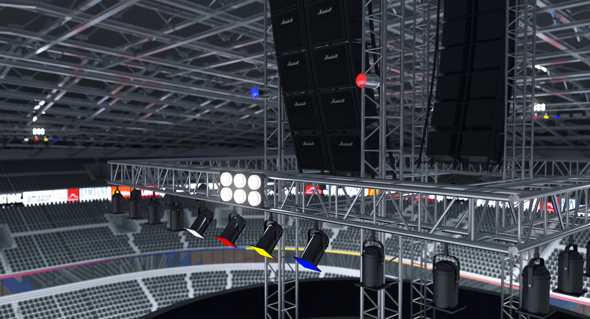 3D model boxing stadium - TurboSquid 1302677