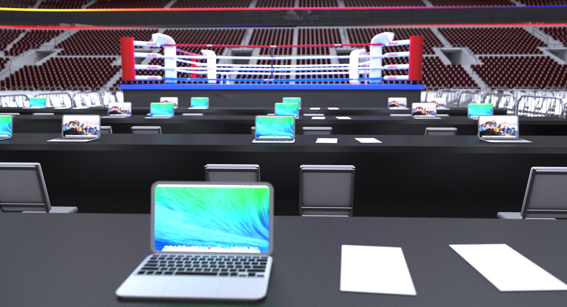 3D model boxing stadium - TurboSquid 1302677