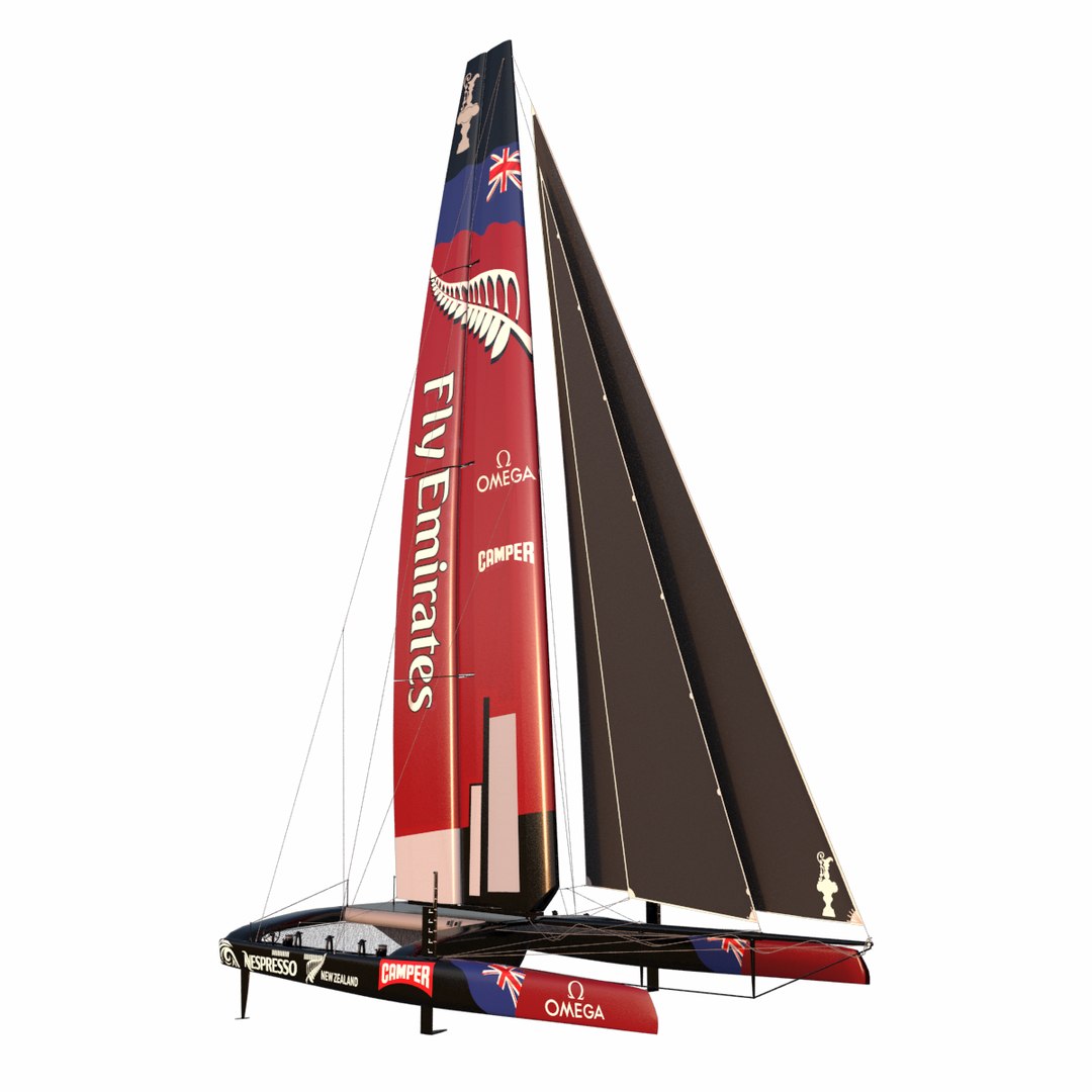 America S Catamaran Etnz 3d Model