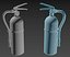 Extincteur prêt pour le jeu Textures PBR Low-poly