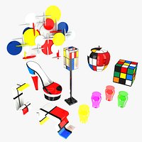 Mondrian Style Furniture
