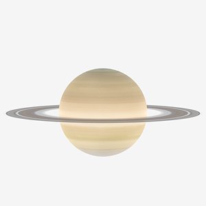 3D model hd planet saturn