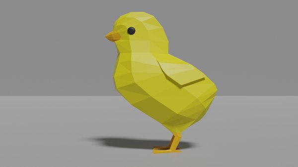 modelo 3d Pollito de dibujos animados - TurboSquid 1597038
