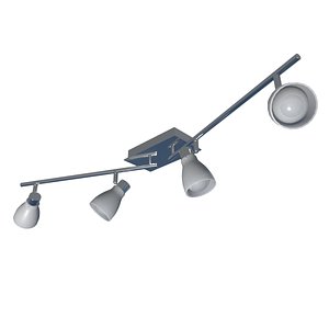 4 head swievel light fixture
