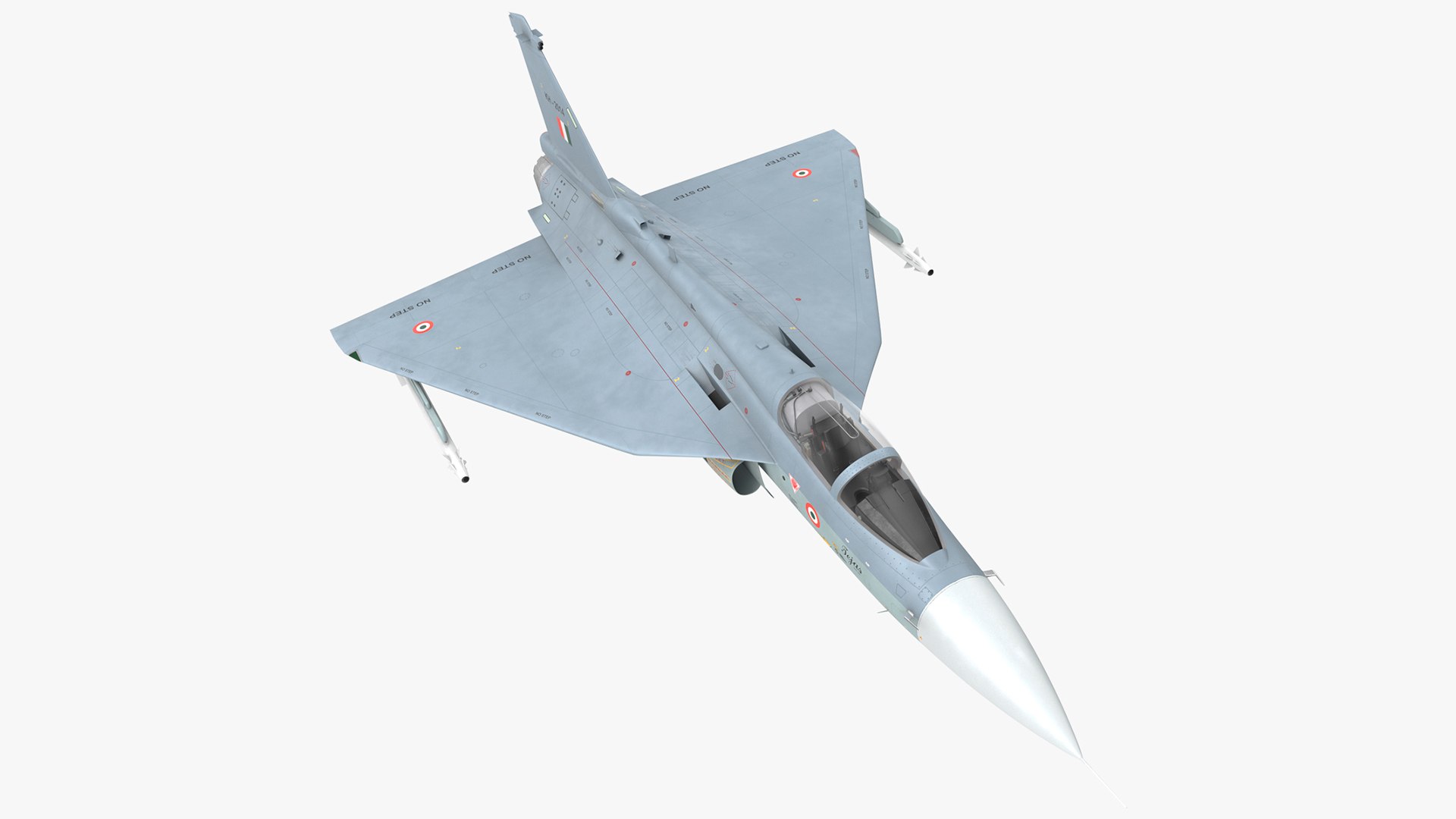 HAL Tejas Multirole Light Fighter Flight 3D model preview