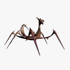 Low Poly Rigged-Animated Creature 3D
