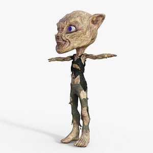 Scary Monster Rigged 3D model