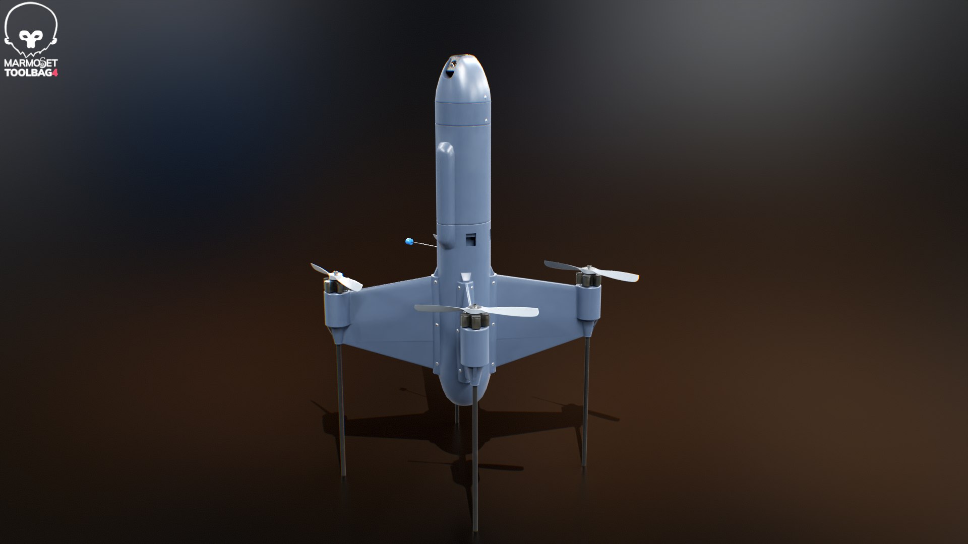 Russia - Ukraine War Drones model https://p.turbosquid.com/ts-thumb/FO/ERlLix/pE/bagnet_toolbag_/png/1777909245/1920x1080/fit_q87/3c59148ac39b3a8c22c3576ec4c57620ac1c7a8e/bagnet_toolbag_.jpg
