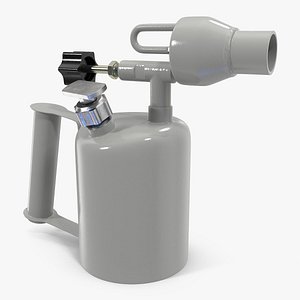 3D gasoline blowtorch lamp
