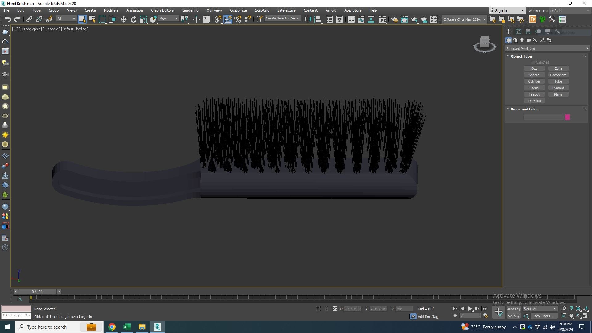 Hand Brush Model - TurboSquid 2278526