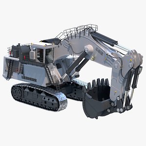 LIEBHERR R996 Backhoe 3D model