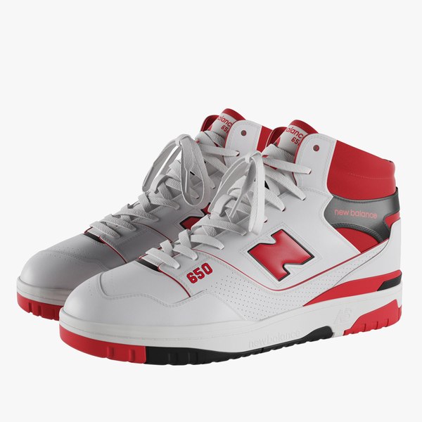 3D New Balance 650 Red