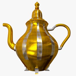 3D traditional teapot