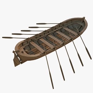 Medieval Rowboat