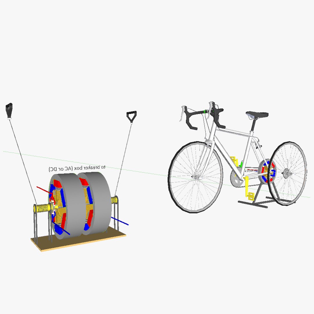 3d Model Human Electricity Generators Odwhes