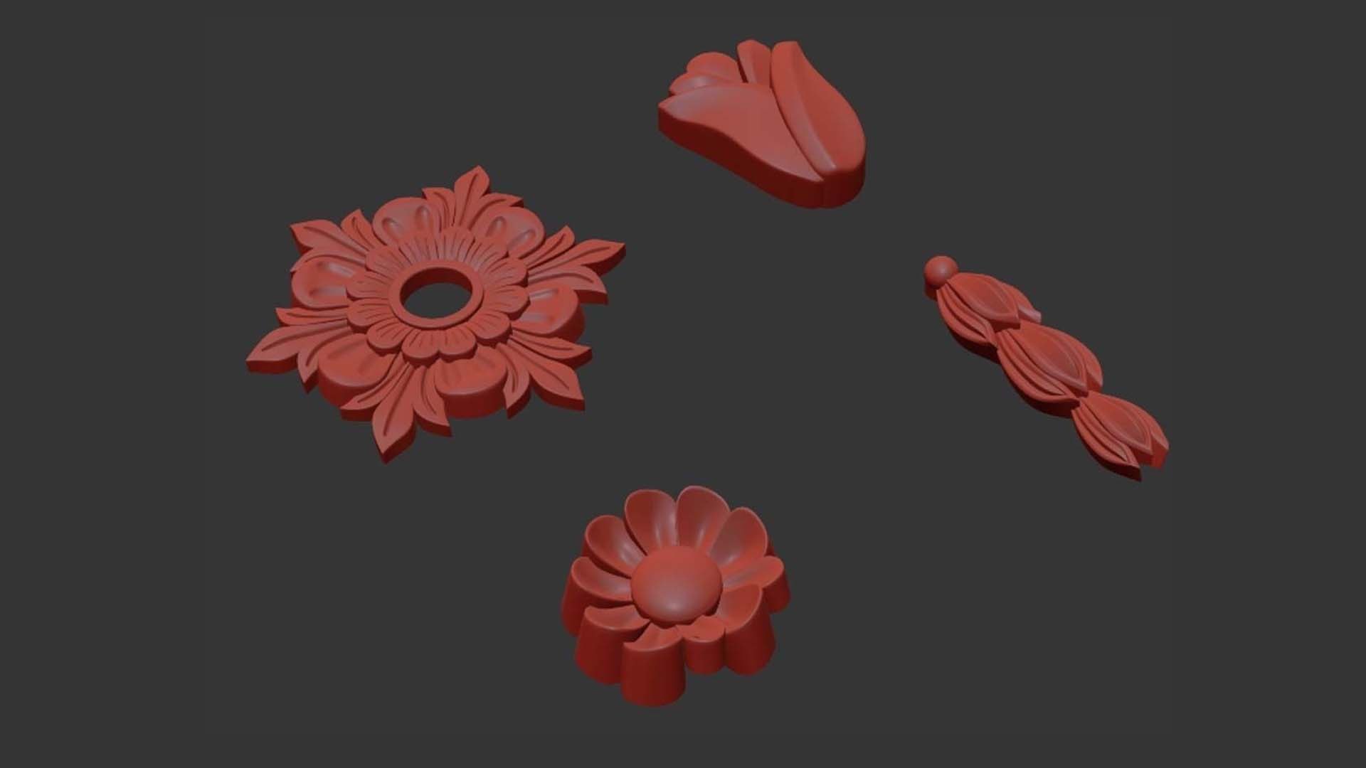 3D Trim Ornament 14 Model - TurboSquid 1885950