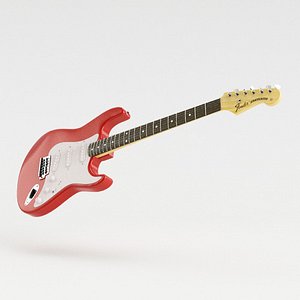 fender stratocaster 3d model