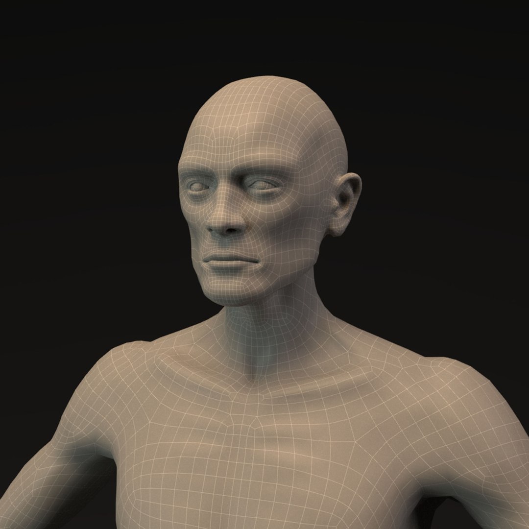 Skinny Man Base Mesh 3D Model - TurboSquid 2226085