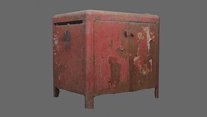 3D realistic work table model