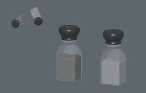 Salt and Pepper 3D model