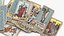 Scattered Rider Waite Tarot Cards